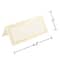 JAM Paper Double Metallic Border Fold-Over Wedding Table Place Cards, 100ct.
